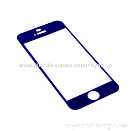 Clear or Matte Anti-finger Fringing Glass Screen Protector for Mobile Phones, Not Easy to Break Up